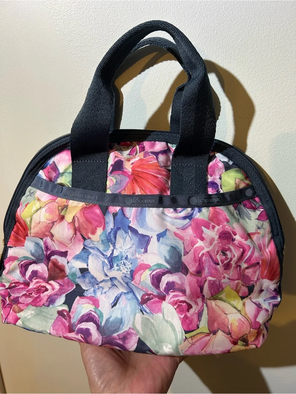 Lesportsac Floral Crossbody Bag - Pink Multi - Picture 3 of 9